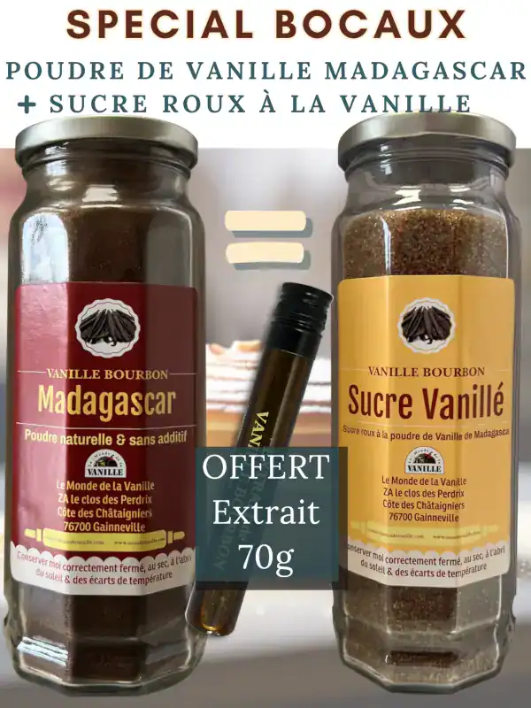 Offre Vanille Poudre Sucre Vanille Madagascar